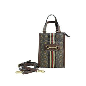 Adrienne Vittadini Signature Collection Phone Holder Crossbody